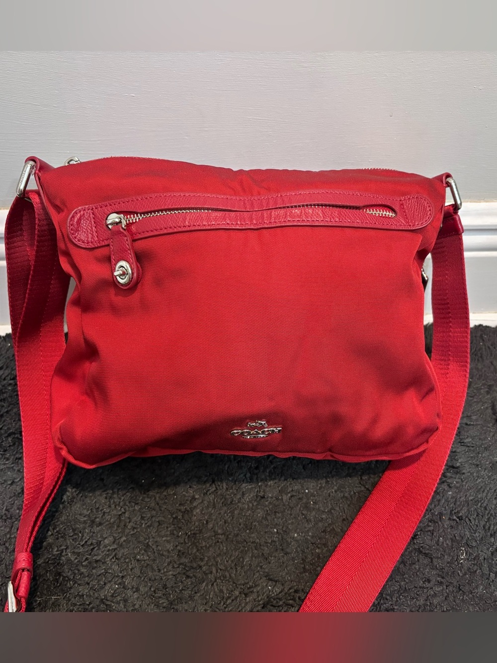 Coach Sawyer Small Nylon Crossbody Shoulder Bag